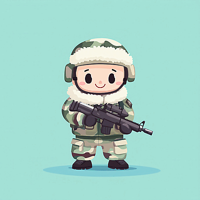 JPG 남자 일러스트 한명 서기 미소 들기 성인 군인 총 군복 군모 군장비 성인남자한명만 일러캐릭터 AI일러스트 AI콘텐츠 직업 캐릭터 1 무기 유니폼 모션 표정 사람 장비 군용 국군 남자한명만 성인남자만 파일형식