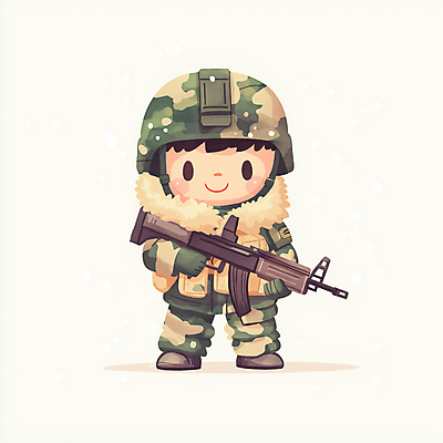 JPG 남자 일러스트 한명 서기 미소 들기 성인 군인 총 군복 군모 군장비 성인남자한명만 일러캐릭터 AI일러스트 AI콘텐츠 직업 캐릭터 1 무기 유니폼 모션 표정 사람 장비 군용 국군 남자한명만 성인남자만 파일형식