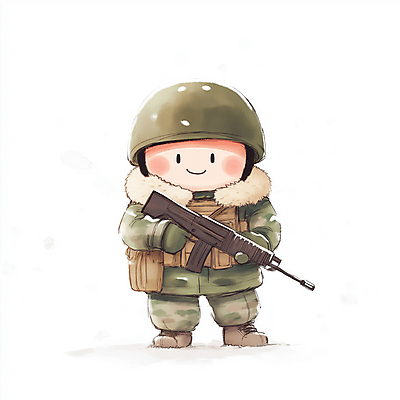 JPG 남자 일러스트 한명 서기 미소 들기 성인 군인 총 조끼 군복 군모 군장비 성인남자한명만 일러캐릭터 AI일러스트 AI콘텐츠 직업 캐릭터 1 무기 유니폼 모션 표정 사람 외투 장비 군용 국군 남자한명만 성인남자만 파일형식