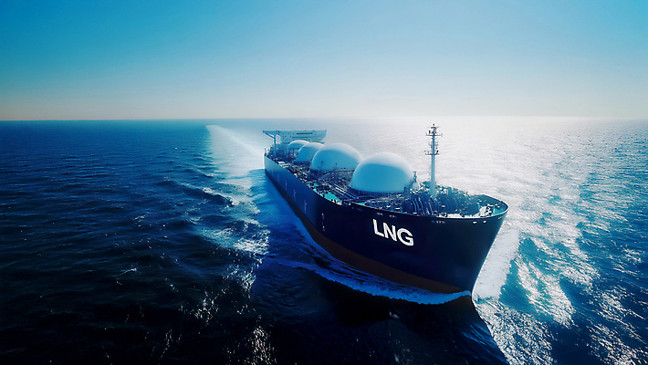 JPG 편집이미지 바다 항해 사람없음 운송업 그린에너지 친환경 가스 LNG선박 편집실사 AI포토 AI콘텐츠 산업 배_교통 환경 에너지 CG 파일형식