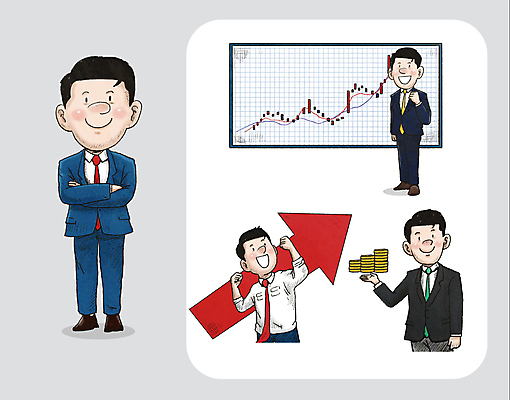 전신 남자 화살표 일러스트 부동산 그래프 여러명 성인 팔짱 파이팅 직장인 전문직 주식 수익 자금 증권회사 투자자 폭등 성인남자만 국내일러스트 AI파일 직업 다수 돈 회사 모션 사람 금융 경제 재산 투자 상승 남자만 성인만 파일형식 벡터