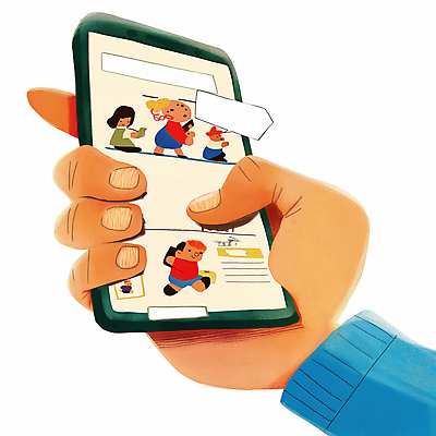 JPG 손 여자 남자 말풍선 일러스트 손가락 여러명 신체부위 스마트폰 잡기 국내일러스트 AI일러스트 AI콘텐츠 다수 모션 사람 핸드폰 스마트기기 파일형식