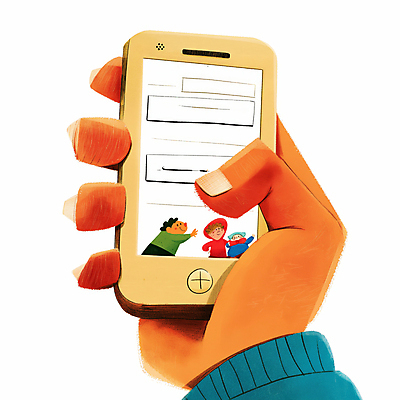 JPG 손 남자 어린이 일러스트 손가락 소년 신체부위 세명 스마트폰 잡기 소년만 국내일러스트 AI일러스트 AI콘텐츠 모션 사람 핸드폰 스마트기기 남자만 어린이만 파일형식