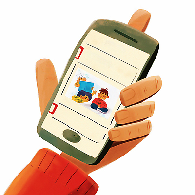 JPG 손 남자 어린이 일러스트 손가락 소년 신체부위 세명 스마트폰 잡기 소년만 국내일러스트 AI일러스트 AI콘텐츠 모션 사람 핸드폰 스마트기기 남자만 어린이만 파일형식