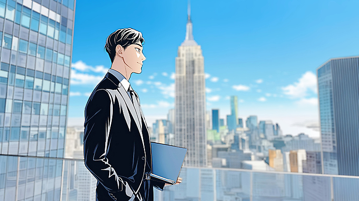 JPG 남자 여유 하늘색 일러스트 비즈니스 하늘 한명 정장 성인 도시풍경 고층빌딩 도심 주머니손 영업사원 파일폴더 성인남자한명만 국내일러스트 AI일러스트 AI콘텐츠 1 옷 감정 모션 사람 풍경 빌딩 파란색 사무용품 도시 직장인 남자한명만 성인남자만 파일형식