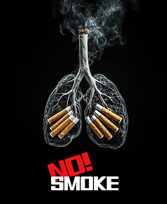 PSD 편집이미지 흡연 경고 사람없음 검은색 위험 금연 담배꽁초 담배연기 폐암 이미지편집 캠페인 컬러 컨셉 담배 연기 사회이슈 암 파일형식