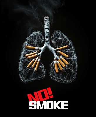 PSD 편집이미지 흡연 경고 사람없음 검은색 위험 금연 담배꽁초 담배연기 폐암 이미지편집 캠페인 컬러 컨셉 담배 연기 사회이슈 암 파일형식