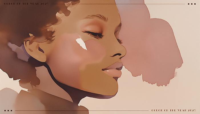 PSD 여자 얼굴 일러스트 수채화 잉크 한명 성인 화장 갈색 화장품 번짐 성인여자한명만 국내일러스트 2025트렌드 모카무스 1 컬러 사람 신체부위 뷰티 유행 여자한명만 성인여자만 파일형식 2025년 트렌드컬러 효과