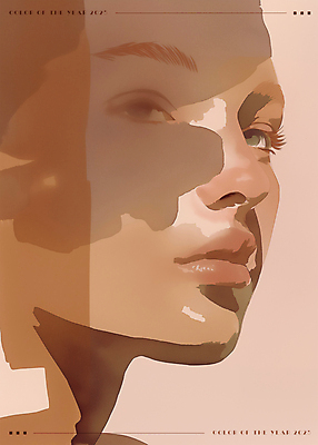 PSD 여자 얼굴 일러스트 수채화 잉크 한명 성인 화장 갈색 화장품 번짐 성인여자한명만 국내일러스트 2025트렌드 모카무스 1 컬러 사람 신체부위 뷰티 유행 여자한명만 성인여자만 파일형식 2025년 트렌드컬러 효과