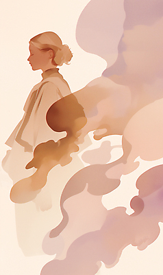 JPG 여자 패션 일러스트 수채화 잉크 한명 성인 갈색 감성 성인여자한명만 2025년 국내일러스트 2025트렌드 모카무스 AI일러스트 AI콘텐츠 1 컬러 컨셉 사람 유행 연도 여자한명만 성인여자만 파일형식 트렌드컬러