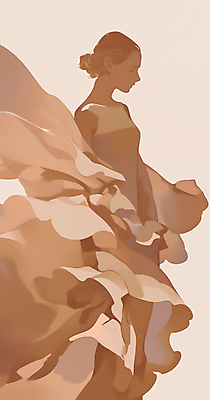 JPG 여자 패션 일러스트 수채화 잉크 한명 성인 갈색 천 감성 성인여자한명만 2025년 국내일러스트 2025트렌드 모카무스 AI일러스트 AI콘텐츠 1 컬러 컨셉 사람 유행 직물 연도 여자한명만 성인여자만 파일형식 트렌드컬러