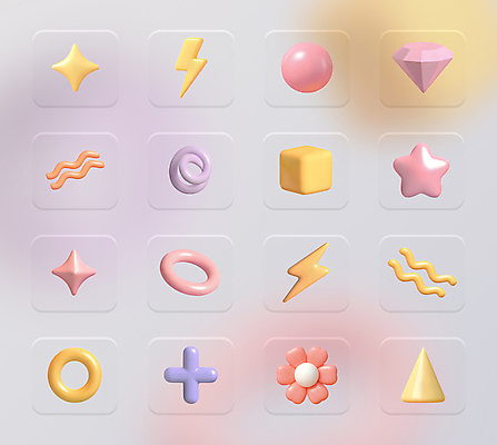 도형 PSD 편집이미지 꽃 별 물결 선 추상 사람없음 세트 3D 사각형 원형 고리 플러스 입체 오브젝트 육면체 다이아몬드 원뿔 번개모양 엘리먼트 편집3D 자연요소 모양 식물 기호 무늬 번개 보석 디지털합성 파일형식