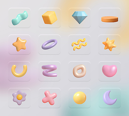 PSD 편집이미지 꽃 별 물결 추상 사람없음 세트 3D 사각형 원형 고리 초승달 플러스 입체 오브젝트 다이아몬드 엘리먼트 편집3D 자연요소 도형 식물 기호 무늬 달 보석 디지털합성 파일형식