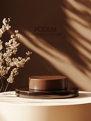 PSD 편집이미지 화초 그림자 사람없음 빛 인테리어 햇빛 갈색 원형 모던 부드러움 광택 단상 포디움 세련 이미지편집 편집실사 2025트렌드 모카무스 도형 식물 디자인 컬러 태양 유행 무대 감각 CG 파일형식 2025년 트렌드컬러