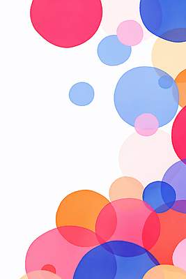 JPG 백그라운드 일러스트 추상 사람없음 컬러풀 거품 원형 공기방울 겹침 버블 국내일러스트 AI일러스트 AI콘텐츠 도형 컬러 무늬 파일형식