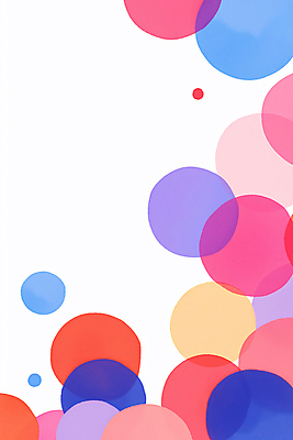 JPG 백그라운드 일러스트 추상 사람없음 컬러풀 거품 원형 공기방울 겹침 버블 국내일러스트 AI일러스트 AI콘텐츠 도형 컬러 무늬 파일형식