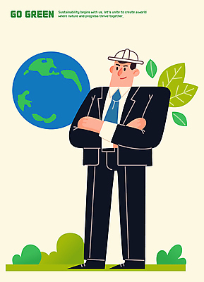 전신 남자 지구 캠페인 일러스트 나뭇잎 한명 미소 정장 성인 초록색 팔짱 자연보호 환경 풀 안전모 자부심 성인남자한명만 국내일러스트 AI파일 식물 1 옷 컬러 잎 모션 자연 표정 사람 보호 헬멧 안전장비 남자한명만 성인남자만 파일형식 벡터