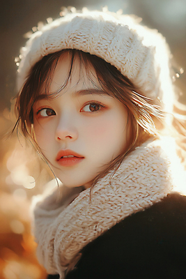 JPG 편집이미지 여자 겨울 털모자 한명 상반신 성인 햇빛 목도리 겨울옷 이미지 의료성형뷰티 성인여자한명만 편집실사 AI인물포토 AI콘텐츠 모자_잡화 1 잡화 옷 계절 사람 태양 CG 여자한명만 성인여자만 파일형식 AI포토