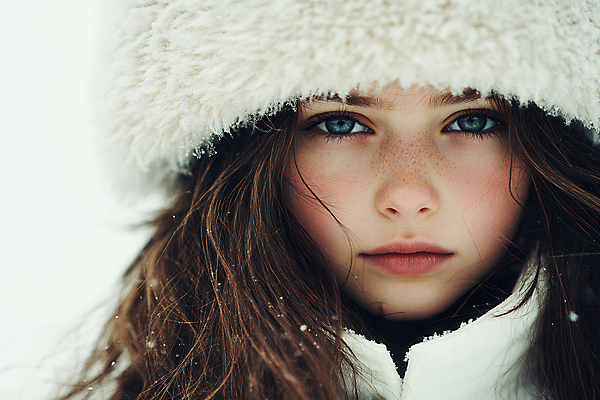JPG 편집이미지 여자 어린이 겨울 털모자 한명 소녀 상반신 앞모습 빛 눈 겨울옷 이미지 주근깨 의료성형뷰티 소녀한명만 편집실사 AI인물포토 AI콘텐츠 자연요소 모자_잡화 1 옷 계절 뷰포인트 날씨 사람 점 CG 여자한명만 소녀만 파일형식 AI포토