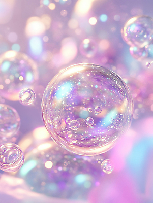 JPG 편집이미지 상상 사람없음 빛 투명 비눗방울 디지털합성 젤리 오브제 홀로그램 환상 편집3D AI컴퓨터그래픽 AI콘텐츠 컨셉 디저트 3D 파일형식