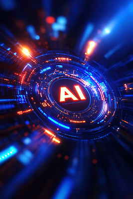 JPG 편집이미지 과학 미래 사람없음 파란색 빛 디지털 이미지 편집실사 AI컴퓨터그래픽 AI콘텐츠 컬러 컨셉 CG 파일형식