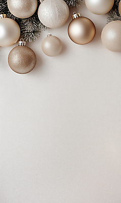 계절 기념일 컬러 잎 크리스마스장식 크리스마스 모션 공백 CG 파일형식 AI콘텐츠 사람없음 겨울 카피스페이스 솔잎 크리스마스트리 오너먼트 장식 연말 반짝임 보케 베이지색 JPG 편집실사 편집이미지 AI포토