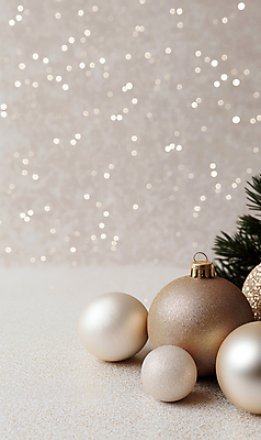 JPG 편집이미지 크리스마스 겨울 사람없음 장식 반짝임 크리스마스트리 보케 솔잎 베이지색 연말 오너먼트 카피스페이스 편집실사 AI포토 AI콘텐츠 계절 기념일 컬러 잎 크리스마스장식 모션 공백 CG 파일형식