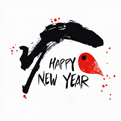 JPG 손글씨 행복 일러스트 캘리그라피 새해 불꽃놀이 타이포그라피 사람없음 검은색 축하 메시지 분위기 인사말 해피뉴이어 강렬 연말 을사년 국내일러스트 AI일러스트 AI콘텐츠 문자 감정 컬러 컨셉 놀이 새해인사 파일형식 2025년