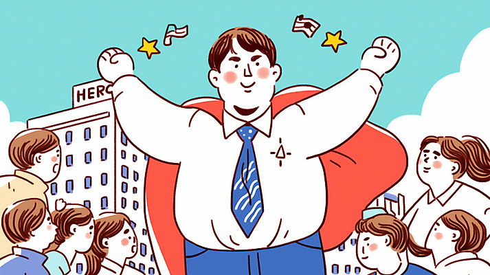 JPG 구름 여자 남자 별 일러스트 하늘 넥타이 여러명 성인 건물 손들기 도심 군중 망토 영웅 명예 슈퍼히어로 성인만 국내일러스트 AI일러스트 AI콘텐츠 자연요소 건축물 잡화 다수 모션 사람 도시 파일형식