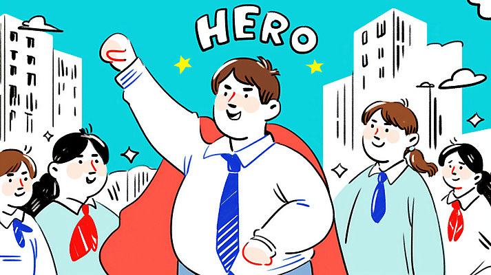 JPG 구름 여자 남자 허리손 일러스트 하늘 넥타이 여러명 상반신 성인 건물 손들기 도심 군중 망토 영웅 명예 슈퍼히어로 성인만 국내일러스트 AI일러스트 AI콘텐츠 자연요소 건축물 잡화 포즈 다수 모션 사람 도시 파일형식