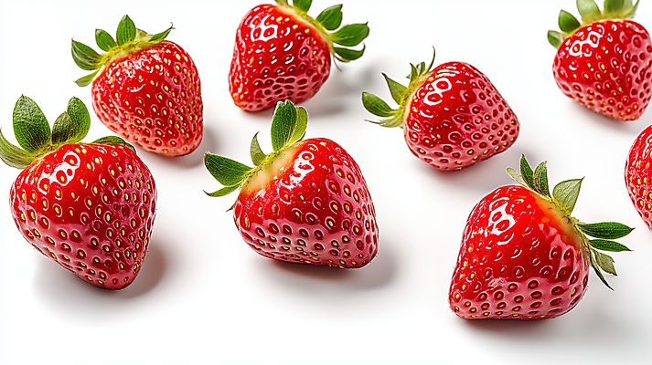 JPG 편집이미지 딸기 사람없음 빨간색 신선 세개 편집실사 AI포토 AI콘텐츠 컬러 과일 3 CG 파일형식