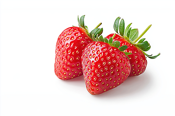 JPG 편집이미지 딸기 사람없음 빨간색 신선 세개 편집실사 AI포토 AI콘텐츠 컬러 과일 3 CG 파일형식