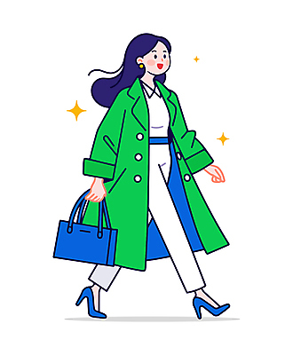 전신 여자 일러스트 비즈니스 친절 직업캐릭터 한명 미소 성인 초록색 걷기 구직 업무 직장인 직원 입사 성인여자한명만 일러캐릭터 AI파일 직업 캐릭터 1 컬러 컨셉 모션 표정 사람 작업 여자한명만 성인여자만 파일형식 벡터