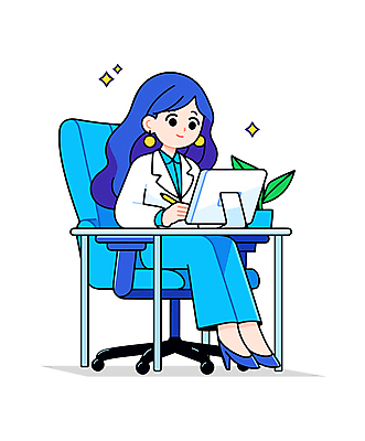 전신 여자 화분 잎 의자 일러스트 한명 미소 들기 앉기 성인 파란색 반짝임 컴퓨터 펜 업무 비즈니스우먼 책상 성인여자한명만 일러캐릭터 AI파일 식물 캐릭터 1 컬러 가구 비즈니스 모션 표정 사람 전자제품 필기구 작업 직장인 여자한명만 성인여자만 파일형식 벡터