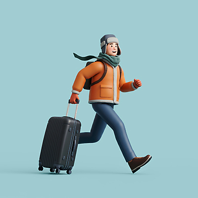 전신 PSD 편집이미지 모자 남자 장갑 배낭 3D캐릭터 한명 미소 성인 파란색 달리기 3D 캐리어 목도리 잡기 겨울여행 성인남자한명만 편집3D 캐릭터 1 잡화 컬러 여행 겨울 가방 모션 표정 사람 여행가방 디지털합성 남자한명만 성인남자만 파일형식