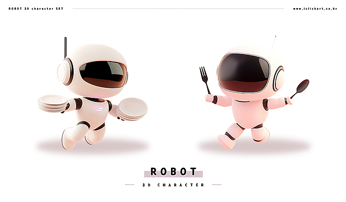 PSD 편집이미지 접시 포크 3D캐릭터 들기 사람없음 달리기 3D 숟가락 로봇 오브젝트 편집3D 캐릭터 식기 모션 수저 디지털합성 파일형식