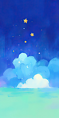 JPG 구름 별 일러스트 풍경 사람없음 파란색 물감 감성 성운 파스텔톤 몽환 국내일러스트 AI일러스트 AI콘텐츠 자연요소 컬러 컨셉 우주 미술도구 파일형식
