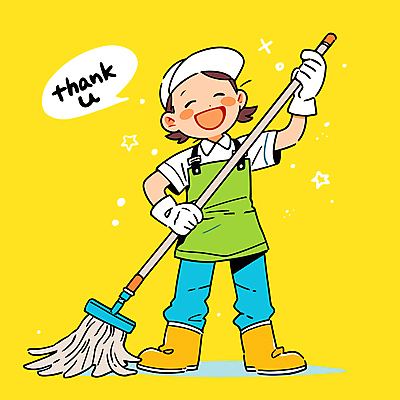 전신 모자 여자 말풍선 일러스트 직업캐릭터 작업복 한명 미소 웃음 성인 노란색 환경 잡기 청소 감사 걸레 환경미화원 성인여자한명만 일러캐릭터 AI파일 직업 캐릭터 1 잡화 옷 감정 컬러 모션 표정 사람 청소도구 여자한명만 성인여자만 파일형식 벡터
