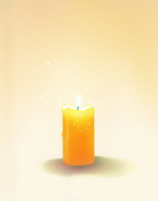 JPG 일러스트 촛불 불꽃 그림자 사람없음 빛 희망 기도 국내일러스트 AI일러스트 AI콘텐츠 감정 초 불 파일형식