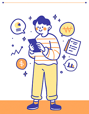 전신 응시 남자 말풍선 일러스트 그래프 한명 미소 들기 성인 금융 반짝임 스마트폰 달러 정보 원화 주식 성인남자한명만 국내일러스트 AI파일 1 시선 돈 모션 표정 사람 경제 핸드폰 스마트기기 남자한명만 성인남자만 파일형식 벡터