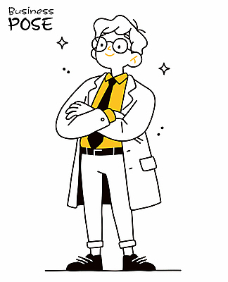 전신 남자 포즈 일러스트 한명 미소 성인 반짝임 팔짱 직장인 비즈니스맨 성인남자한명만 안경낌 일러캐릭터 AI파일 직업 캐릭터 1 안경 비즈니스 모션 표정 사람 남자한명만 성인남자만 파일형식 벡터