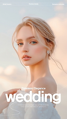 PSD 편집이미지 여자 포스터 신부 웨딩드레스 결혼 하늘 한명 상반신 성인 손들기 노을 귀걸이 감성 의료성형뷰티 성인여자한명만 이미지편집 자연요소 1 드레스 컨셉 장신구 모션 사람 이벤트 여자한명만 성인여자만 파일형식