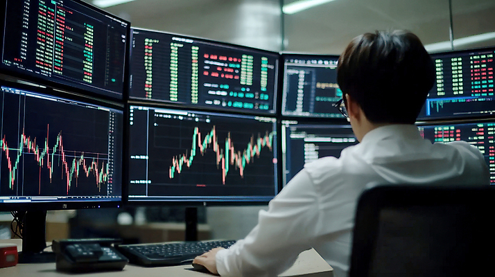 JPG 편집이미지 응시 남자 한명 성인 사무실 모니터 업무 비즈니스맨 의료성형뷰티 성인남자한명만 편집실사 AI인물포토 AI콘텐츠 1 시선 비즈니스 사람 컴퓨터 작업 직장인 CG 남자한명만 성인남자만 파일형식 AI포토