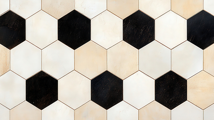 JPG 편집이미지 디자인 사람없음 타일 육각형 헥사곤 편집실사 AI포토 AI콘텐츠 도형 패턴 CG 파일형식