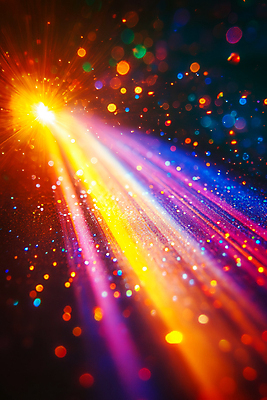 JPG 편집이미지 사람없음 빛 컬러풀 보케 스펙트럼 편집실사 AI컴퓨터그래픽 AI콘텐츠 컬러 CG 파일형식