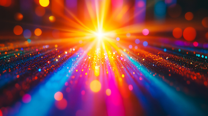 JPG 편집이미지 사람없음 빛 컬러풀 보케 스펙트럼 편집실사 AI컴퓨터그래픽 AI콘텐츠 컬러 CG 파일형식