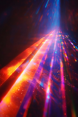 JPG 편집이미지 사람없음 빛 컬러풀 스펙트럼 편집실사 AI컴퓨터그래픽 AI콘텐츠 컬러 CG 파일형식