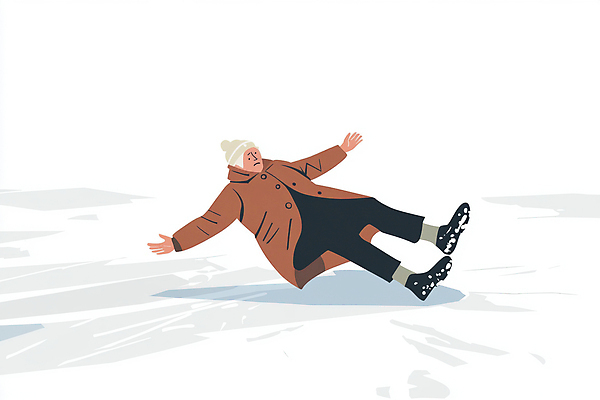 JPG 전신 할아버지 노년 남자 겨울 일러스트 팔벌리기 털모자 한명 미끄러짐 넘어짐 빙판길 노인남자한명만 국내일러스트 AI일러스트 AI콘텐츠 모자_잡화 1 계절 길 모션 사람 성인 남자한명만 노인남자만 파일형식