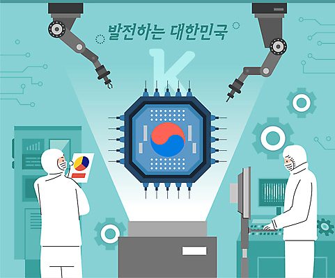 여자 남자 일러스트 그래프 한국 실험 성인 두명 기계 발전 연구원 톱니바퀴 문서 태극 반도체 민트색 연구소 성인만 국내일러스트 AI파일 직업 문양 아시아 컬러 컨셉 사람 파일형식 벡터