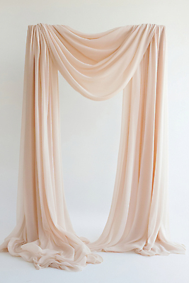 JPG 편집이미지 실내 사람없음 무대 커튼 천 디지털합성 질감 살구색 편집실사 AI포토 AI콘텐츠 컬러 내부 직물 CG 파일형식